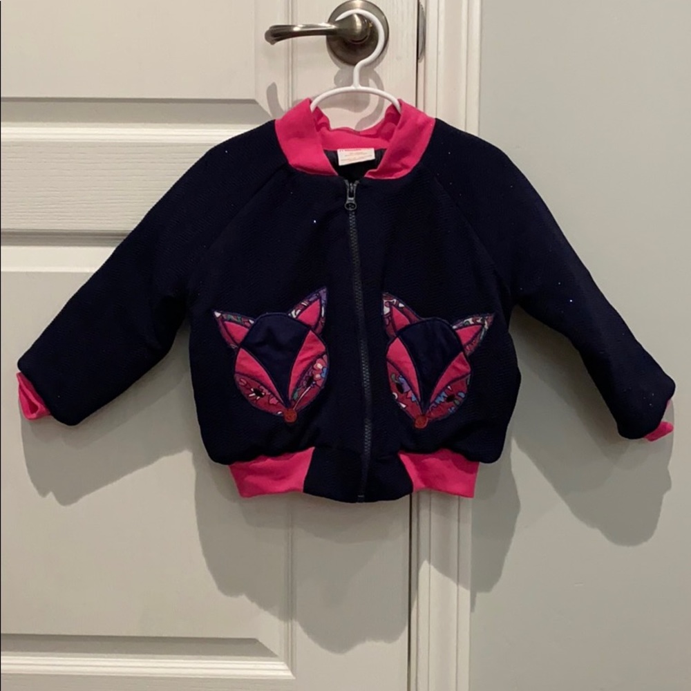 Masala Kids Fox face jacket. Size 4.